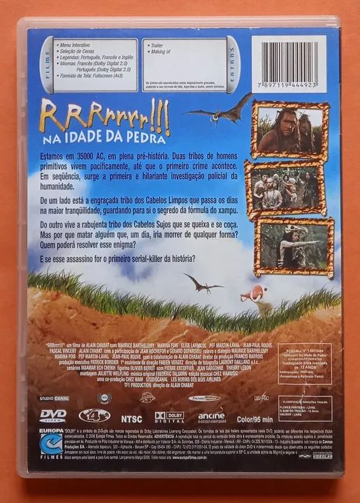 Dvd RRRrrrr!!! Na Idade da Pedra  - Foto 2