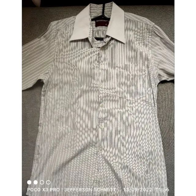 Camisa Social Roosevelt Manga Longa Tamanho: 2(P) - Foto 3
