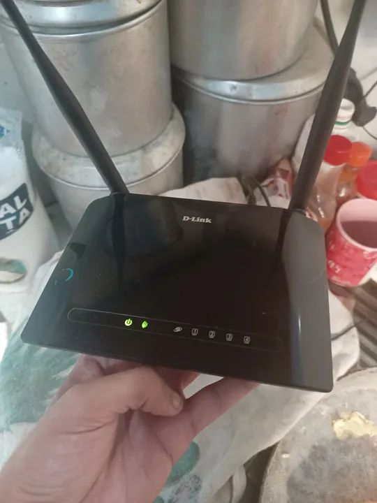 Roteador D-Link, 2 Antenas