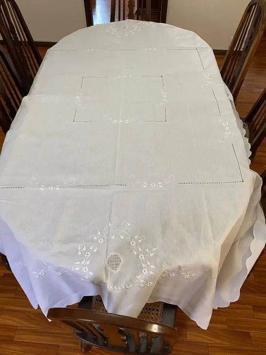 Toalha de mesa retangular