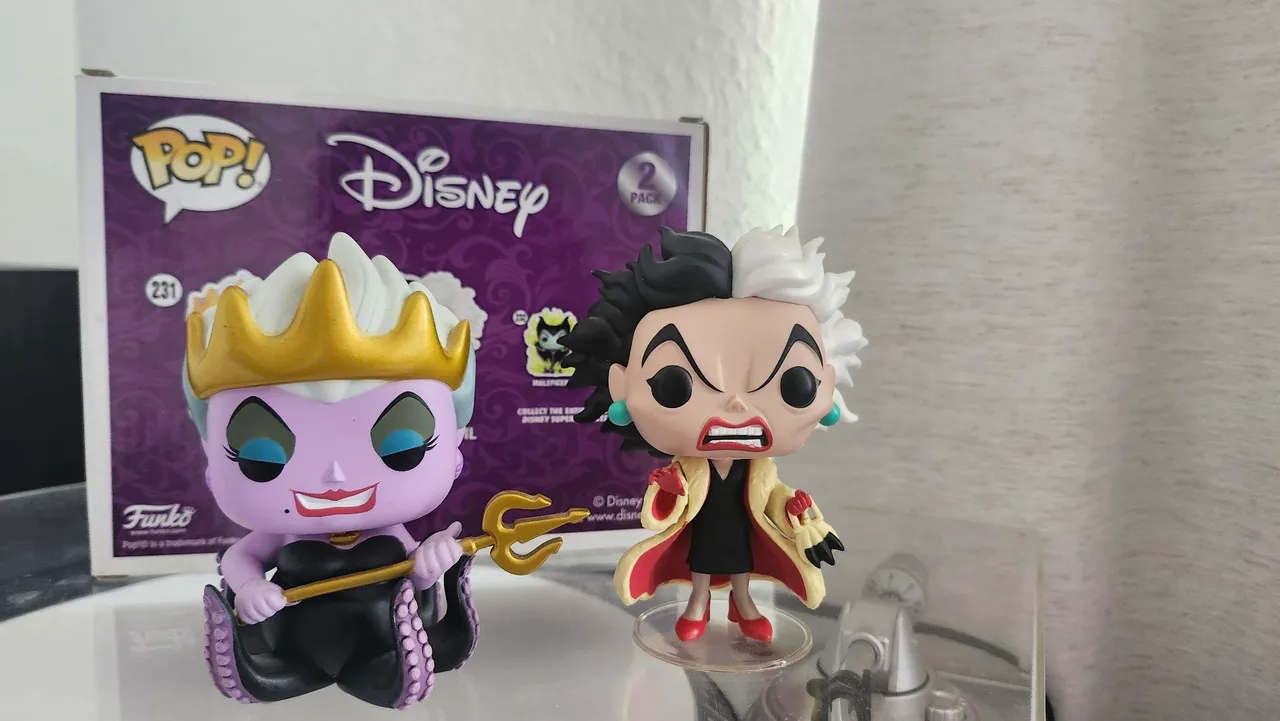 Pop funko Pack 2 Ursula with Cruella 