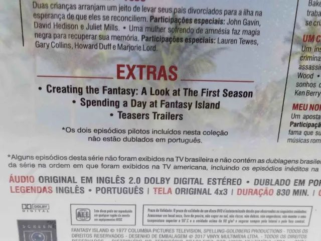 Dvd Box A Ilha Da Fantasia anos 80 1ª Temporada 4 Discos - Foto 5
