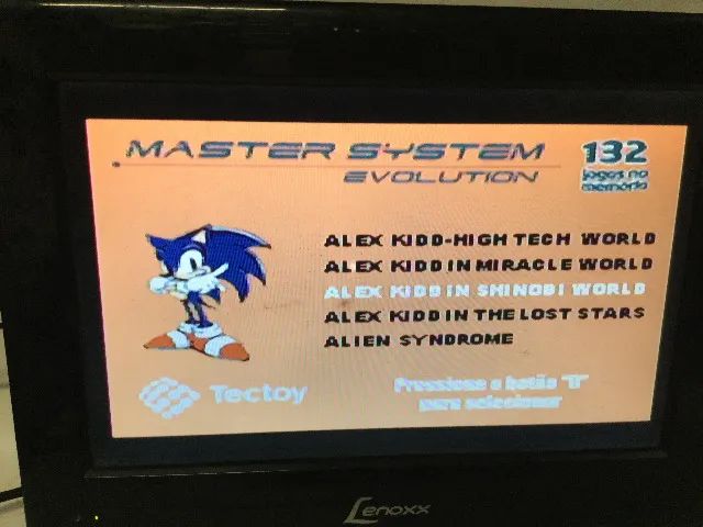 video game original master system + 132 jogos - Foto 4