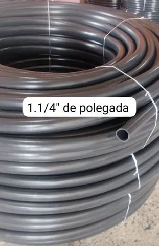 Mangueira de Polietileno, Irrigação Borracha Preta 1/2" 100mts - Foto 4