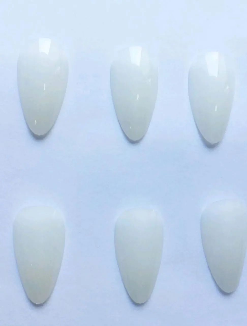 Caixa Com 100 Unhas Postiças Curva Stiletto Unha de Gato - Foto 4