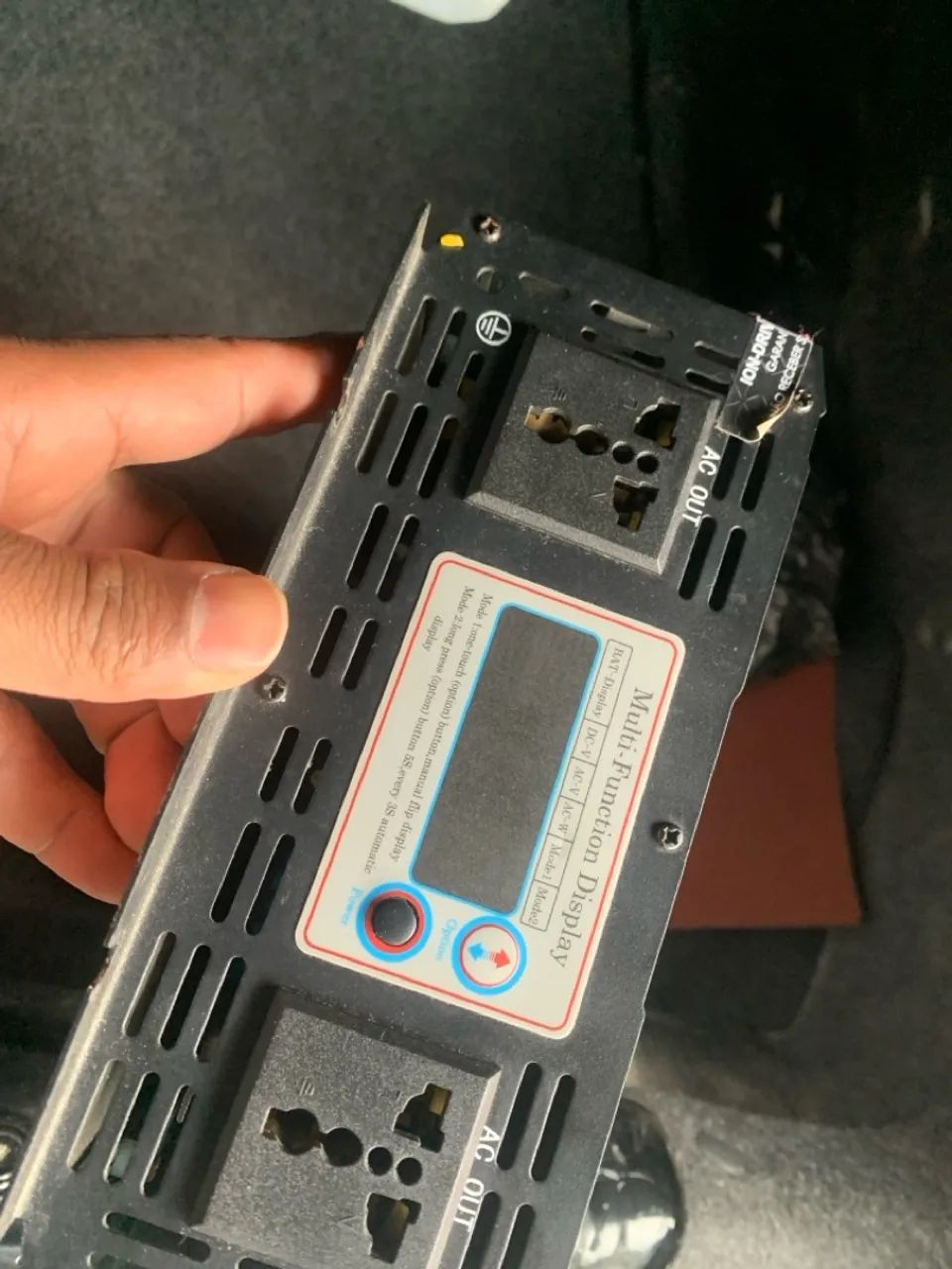 Inversor de Tensão ION-DRIVE 4000WR/8000WP 12v 127v - Foto 2
