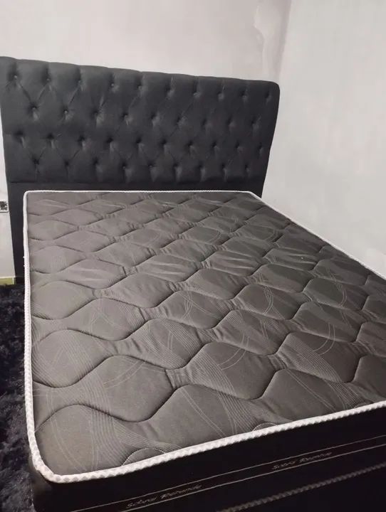 Cama Box Casal com Cabeceira - Foto 5