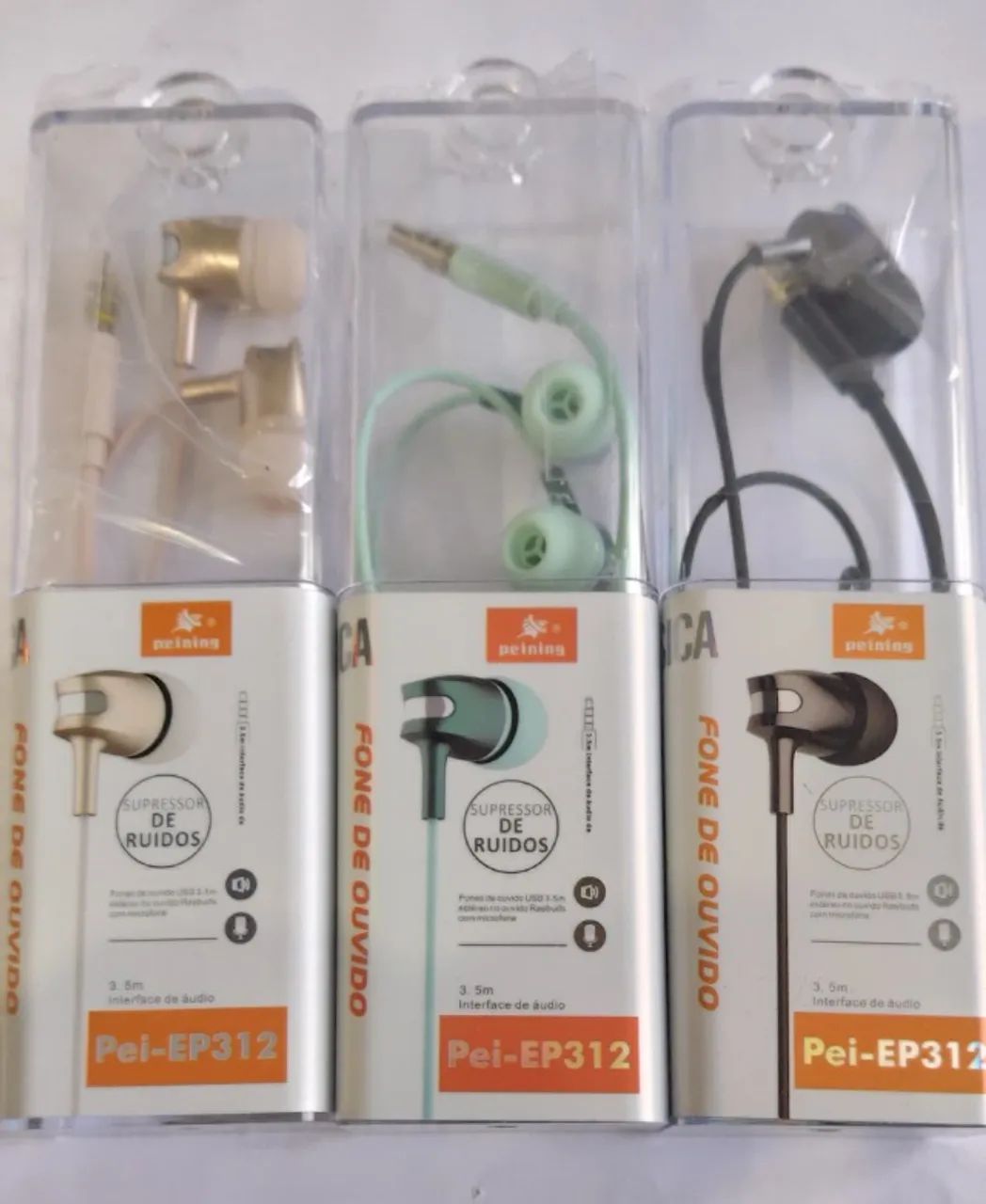 FONE C MICROFONE INTRAAURICULAR ACRÍLICO EP-312