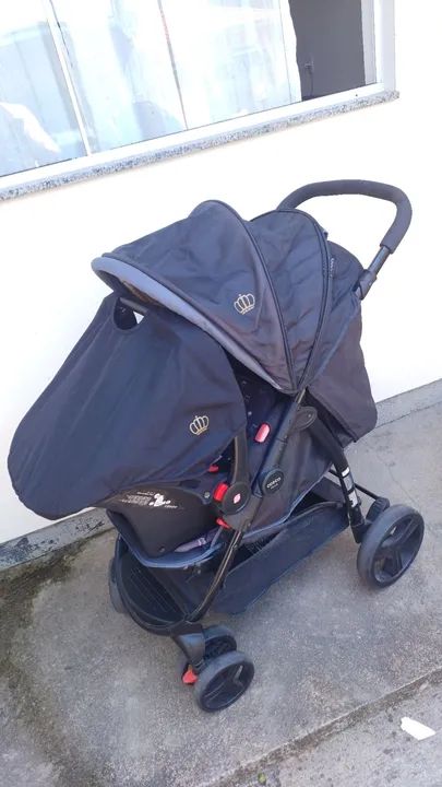 Carrinho de Bebê com bebê conforto Cosco Travel System - Ótimo estado! - Foto 5