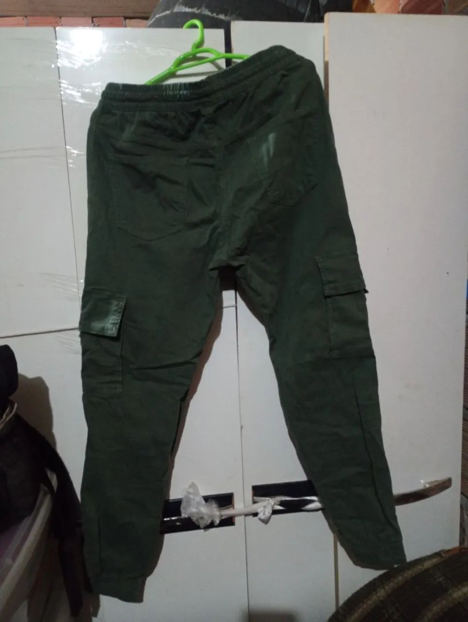 Calça Jogger Jeans Verde - Foto 4