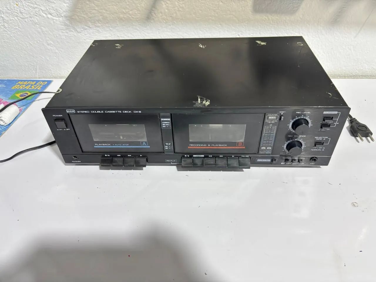 Gravador de Cassete Duplo CCO DX-8 - Foto 2
