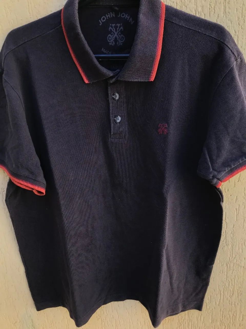 Camisa Polo Chumbo Da John John (Usado) - Foto 2