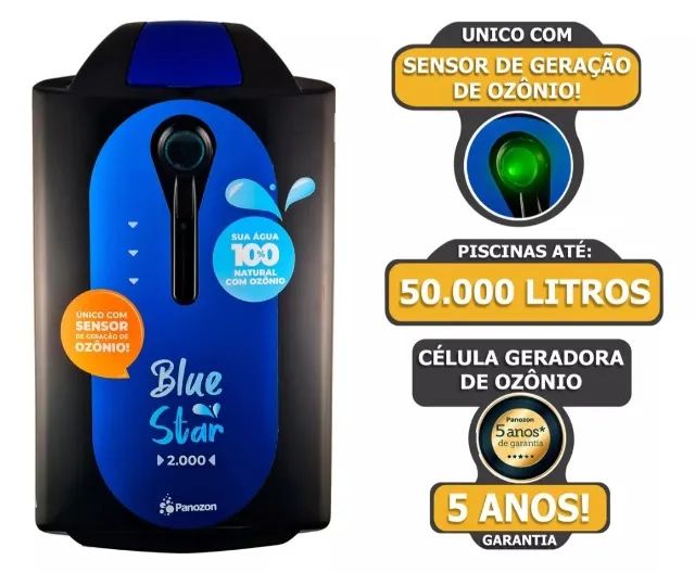 Gerador de ozônio Panazon Blue Star 2000
