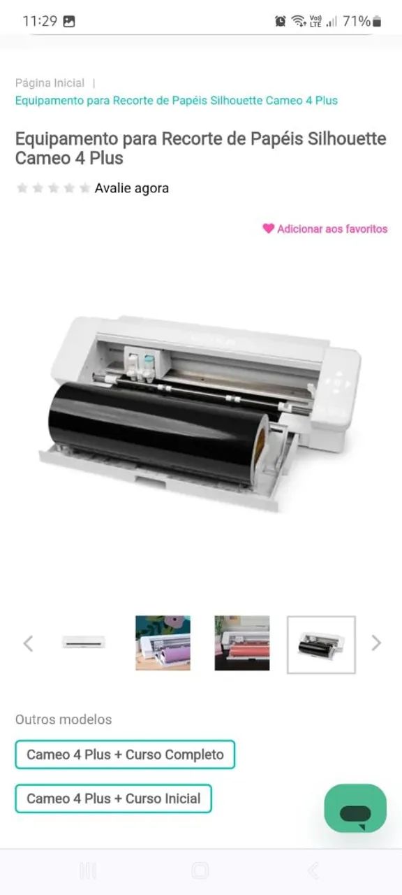Máquina de Corte Silhouette Cameo 4 tá na caixa - Foto 2