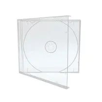 Capinha Box Cd e Dvd acrilico fundo preto e transparente - Foto 5