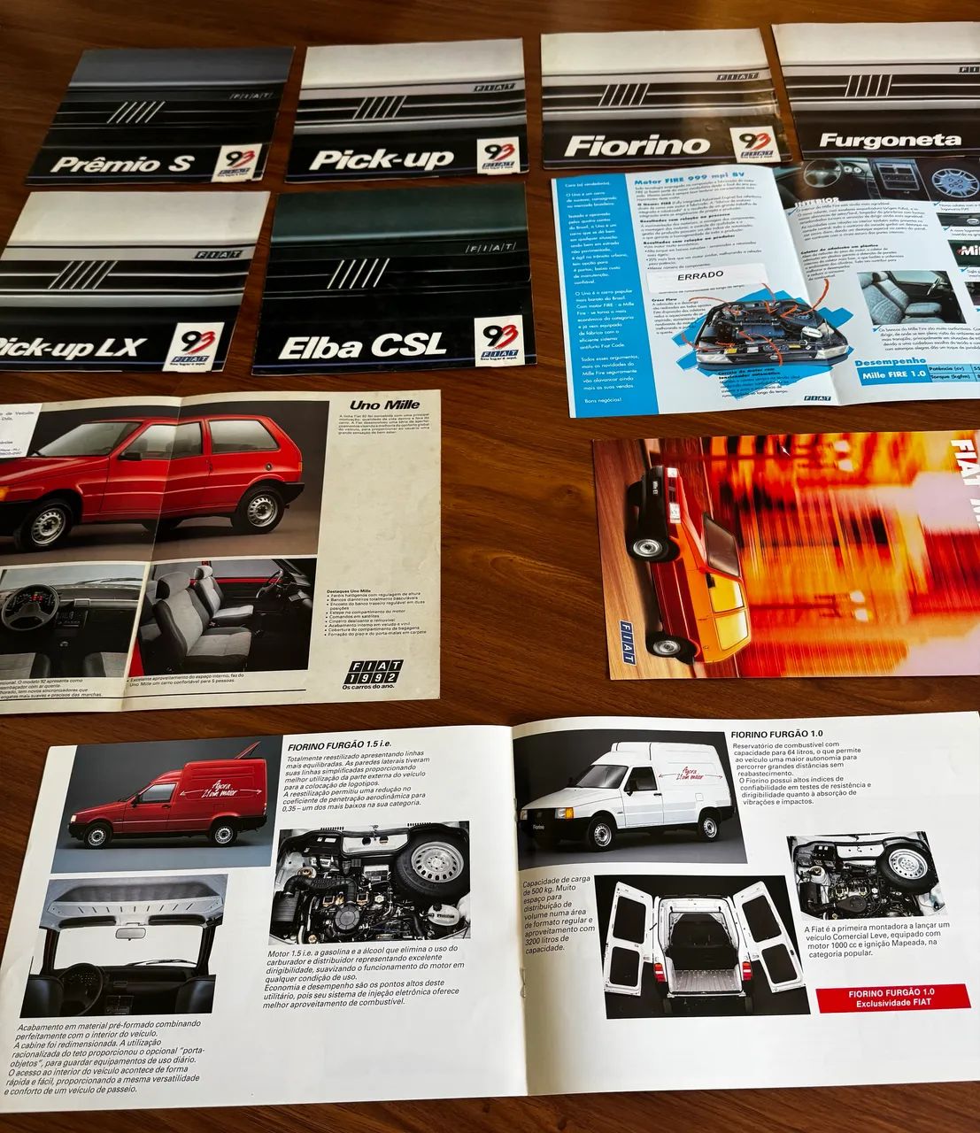 10 PROSPECTO FOLDER LINHA FIAT RARIDADE 250,00 CADA! - Foto 3
