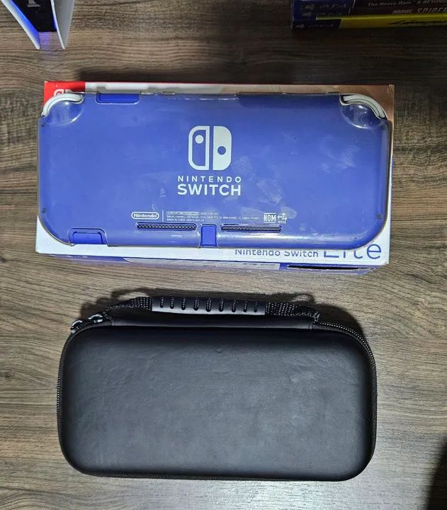 Nintendo Switch Lite Azul - Desbloqueado - 128GB - Foto 2