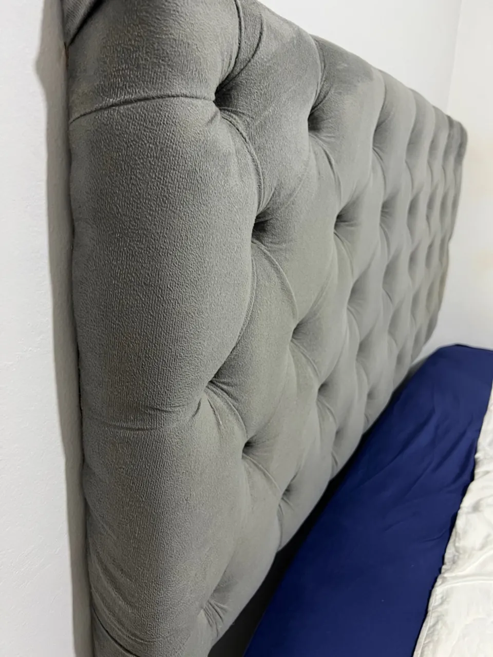 Cabeceira Estofada em Suede