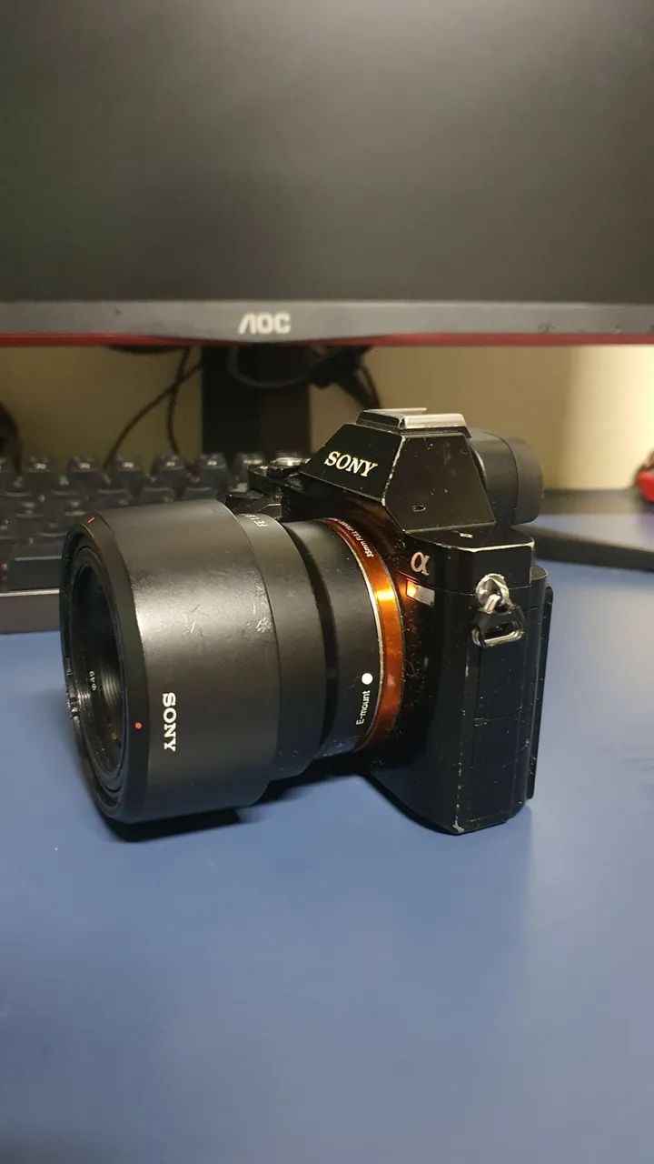 Câmera Sony Alpha com lente - Foto 2