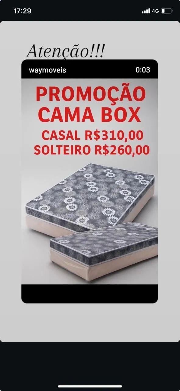 Cama "promoção"