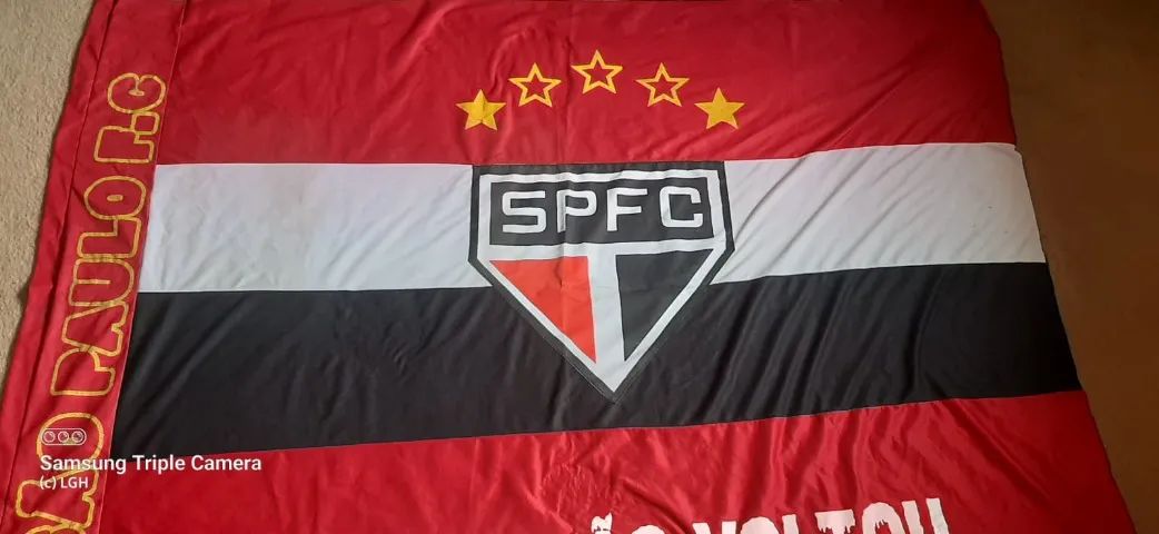 Bandeira Do São Paulo Tricolor Paulista 1,20 X 1,70 Grande