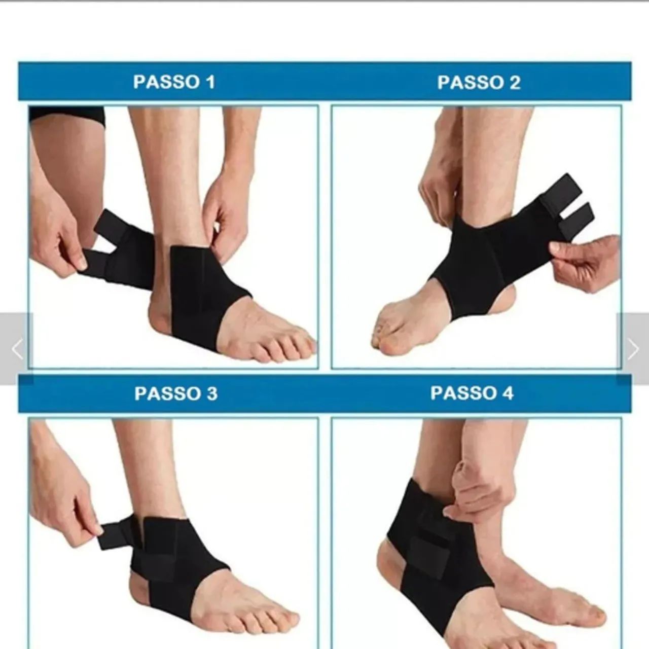 Suporte Ajustável para Tornozelo - Alívio e Proteção - Foto 2