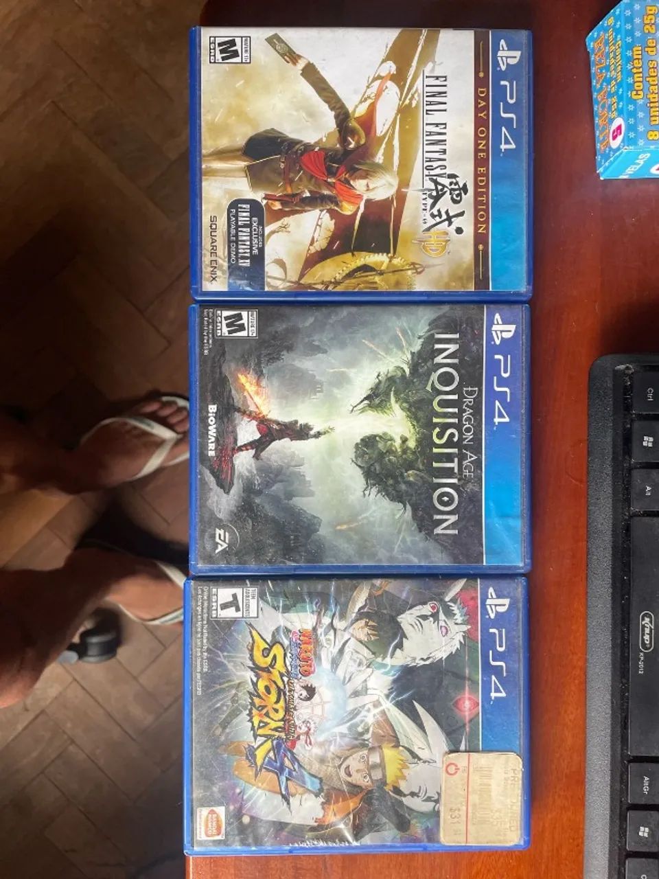 ? Lote com 3 Jogos PS4 - R$ 160 no total!
