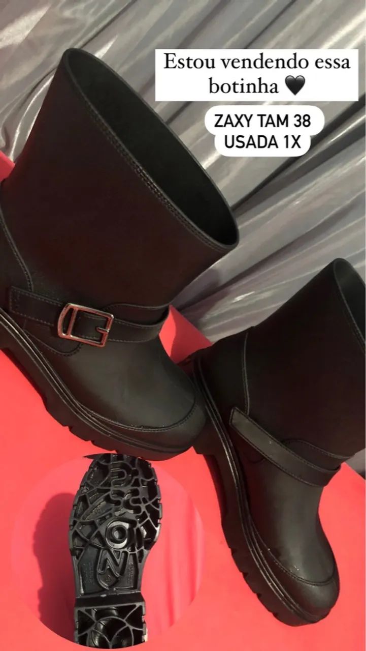 Coturno Zaxy Boots Bota Preta Bota Style Zaxy Bota De Borracha