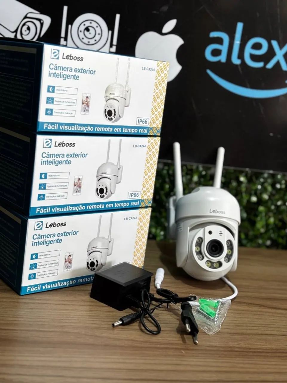 Câmera de Segurança Externa IP Wi-fi LEBOSS LB-CA244 - Foto 4