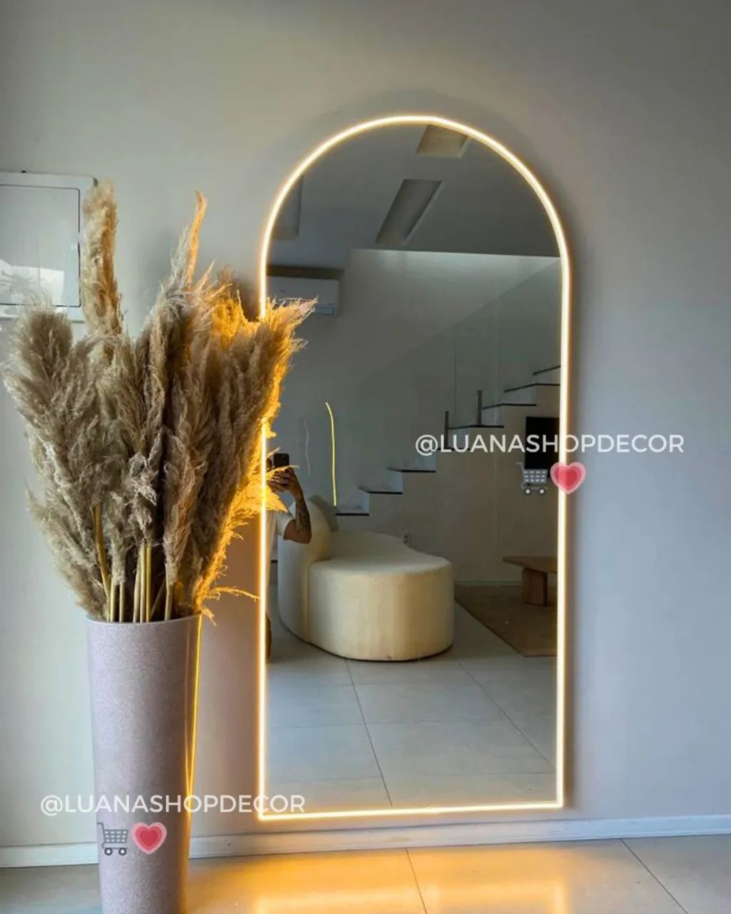 Espelho com Led Neon - Entrega Grátis Fortaleza 