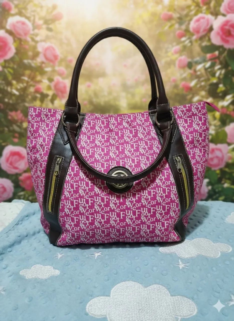 Bolsa grande para levar tudo.
