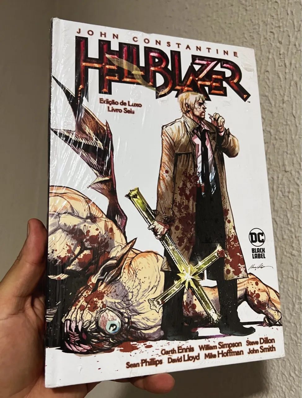 John Constantine Hellblazer edição de luxo 1 ao 7 capa dura lacradas  - Foto 5