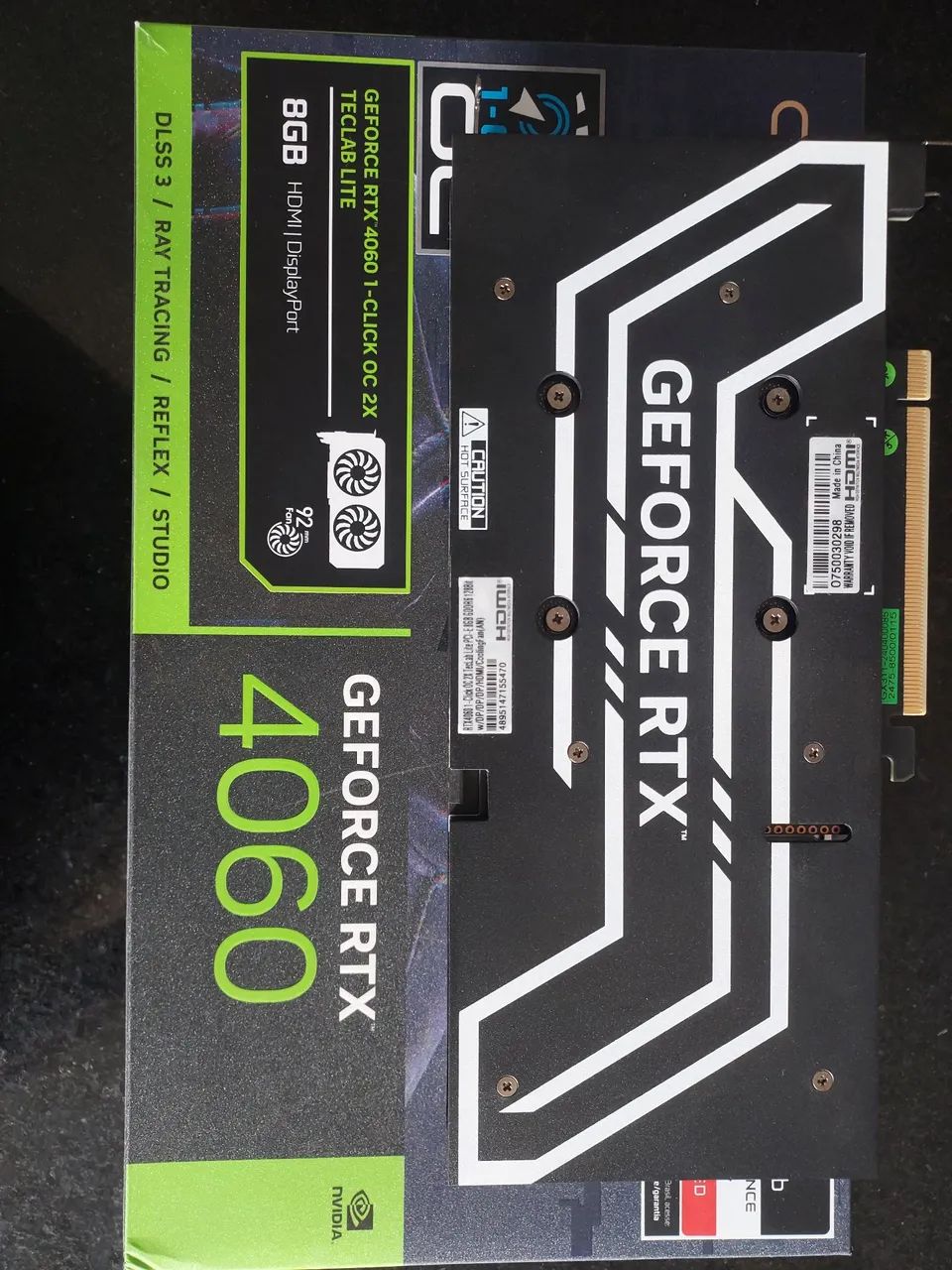 LPlaca de Vídeo Galax GeForce RTX 4060 8GB - Foto 3
