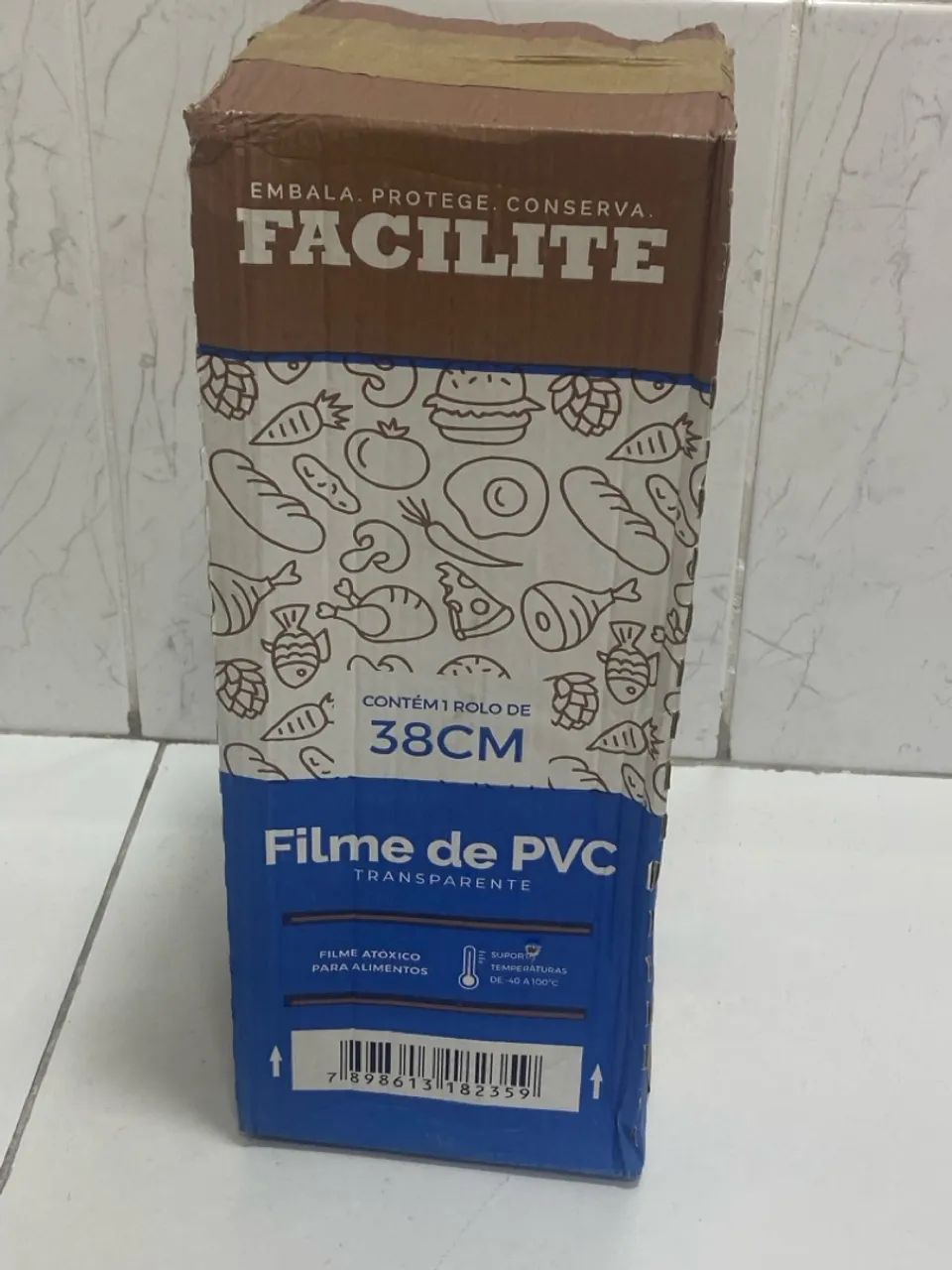 Filme PVC Premium para Embalar Alimentos 38cm - 1 Rolo - Foto 4