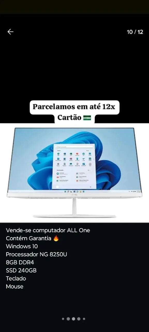 Computador All in One - Completo e pronto para uso!
