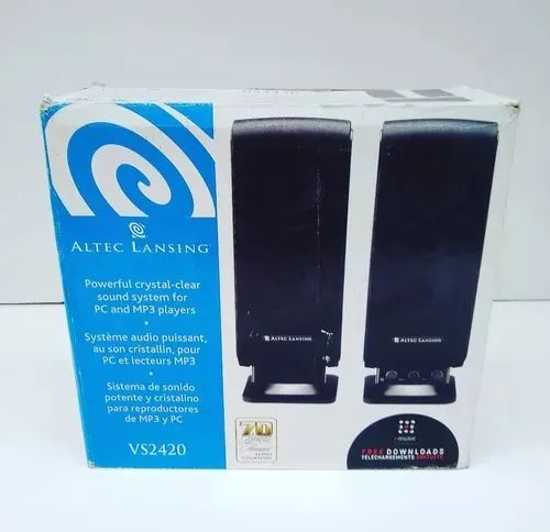 Caixas de som Altec Lansing 2.0 para PC notebook celular - Foto 2