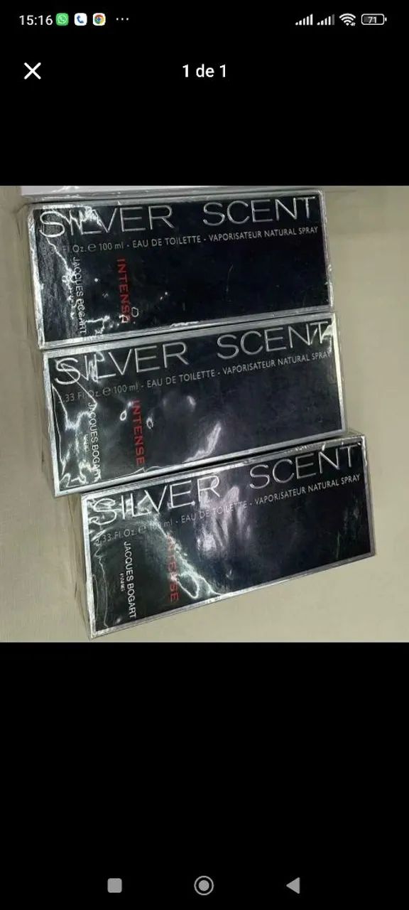 Perfume Silver Scent Intense Original 