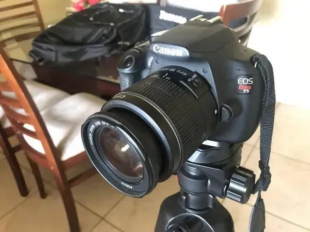 Câmera Canon T5 EOS Rebel T5 - Profissional, Completa e Pronta para Usar! - Foto 2