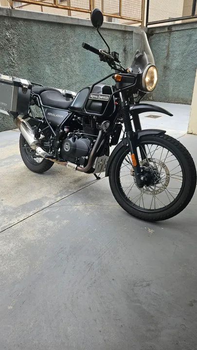 Royal Enfield Himalayan 2021 1.900 kms com baús originais  - Foto 2