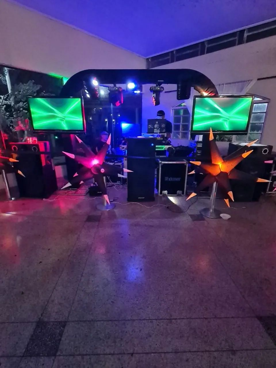 DJ SOM ESTRUTURA PISTA DE LED E PLATAFORMA 360 - Foto 2