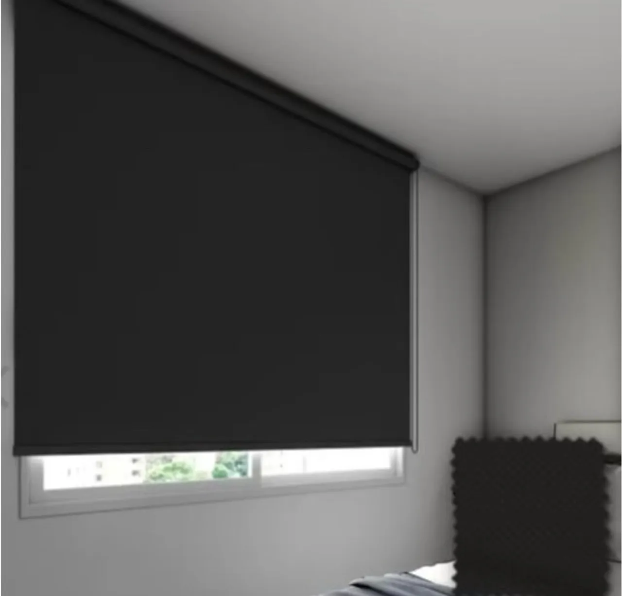 Persiana Blackout ( Preta Disponível ) para Quarto - Privacidade e Conforto