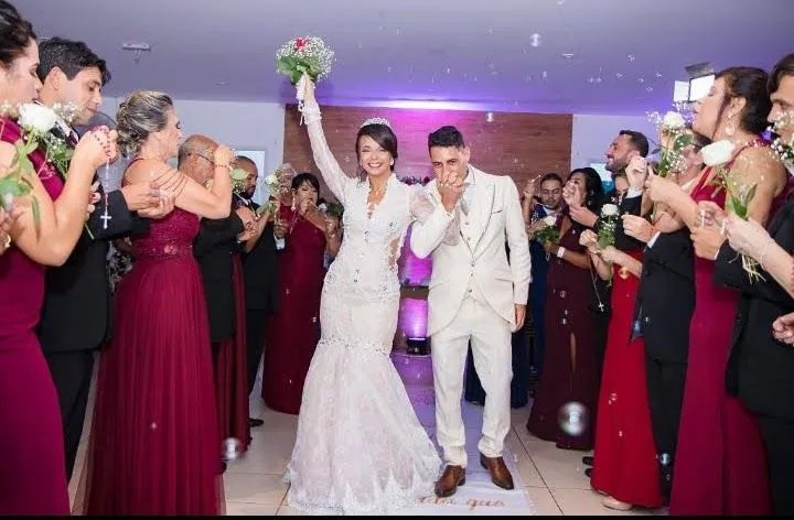 Vestido de noiva deslumbrante