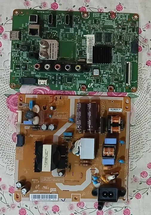 Kit placa principal e fonte tv samsung un40h4203ag