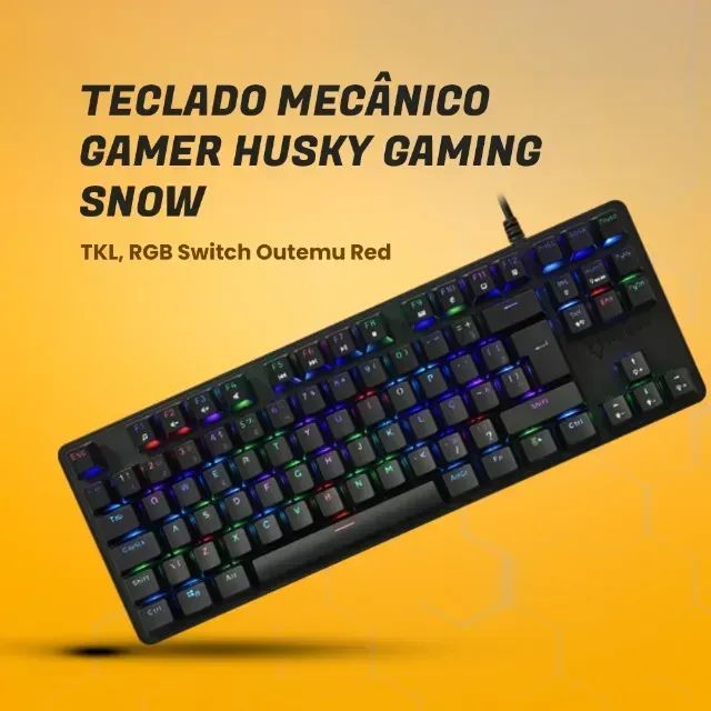 Teclado Mecânico Husky Gaming Snow, Switch Outemu Blue - Foto 2