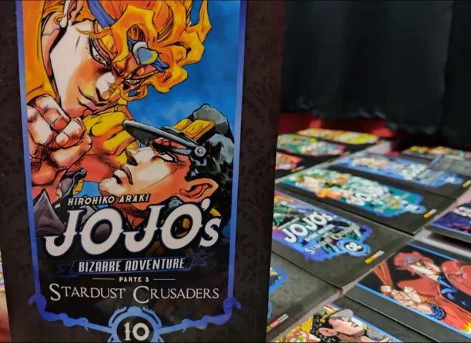 Mangás do JoJo's Bizarre Adventure, Partes 1, 2 e 3 Completos, (Total de 17 Mangás) - Foto 3