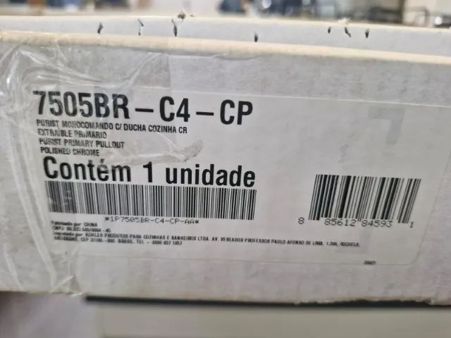 Misturador Monocomando Kohler de Cozinha Purist com Ducha Inox Escovado - Foto 6