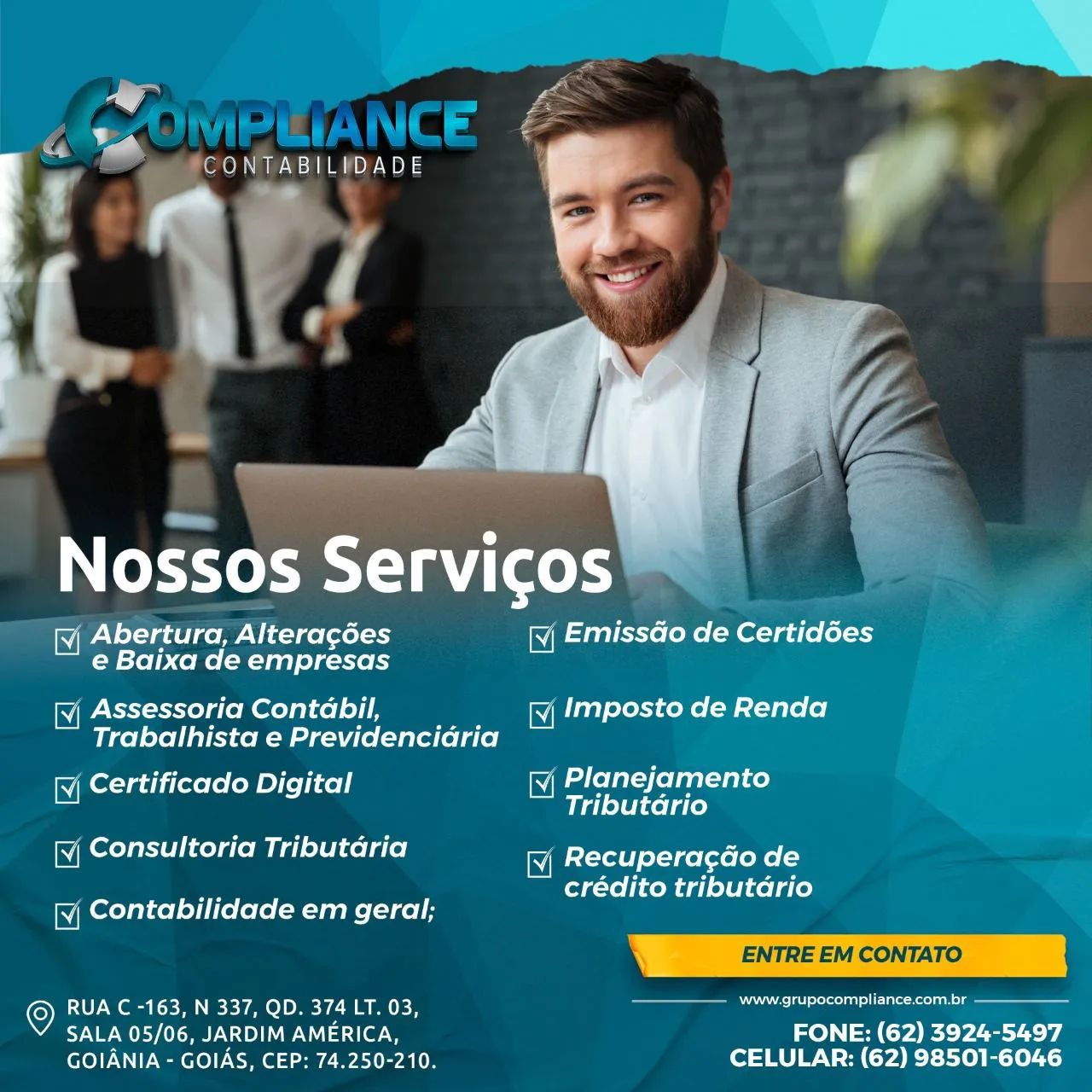Contador - Serviços Contábeis Profissionais - MEI, Simples Nacional e Empresas em Geral