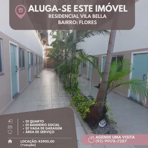 Residencial Vila Bella Flores duplex 01 suíte - Flores