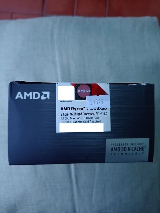 Processador AMD Ryzen 7 5700X3D ( Novo e Lacrado) - Foto 3