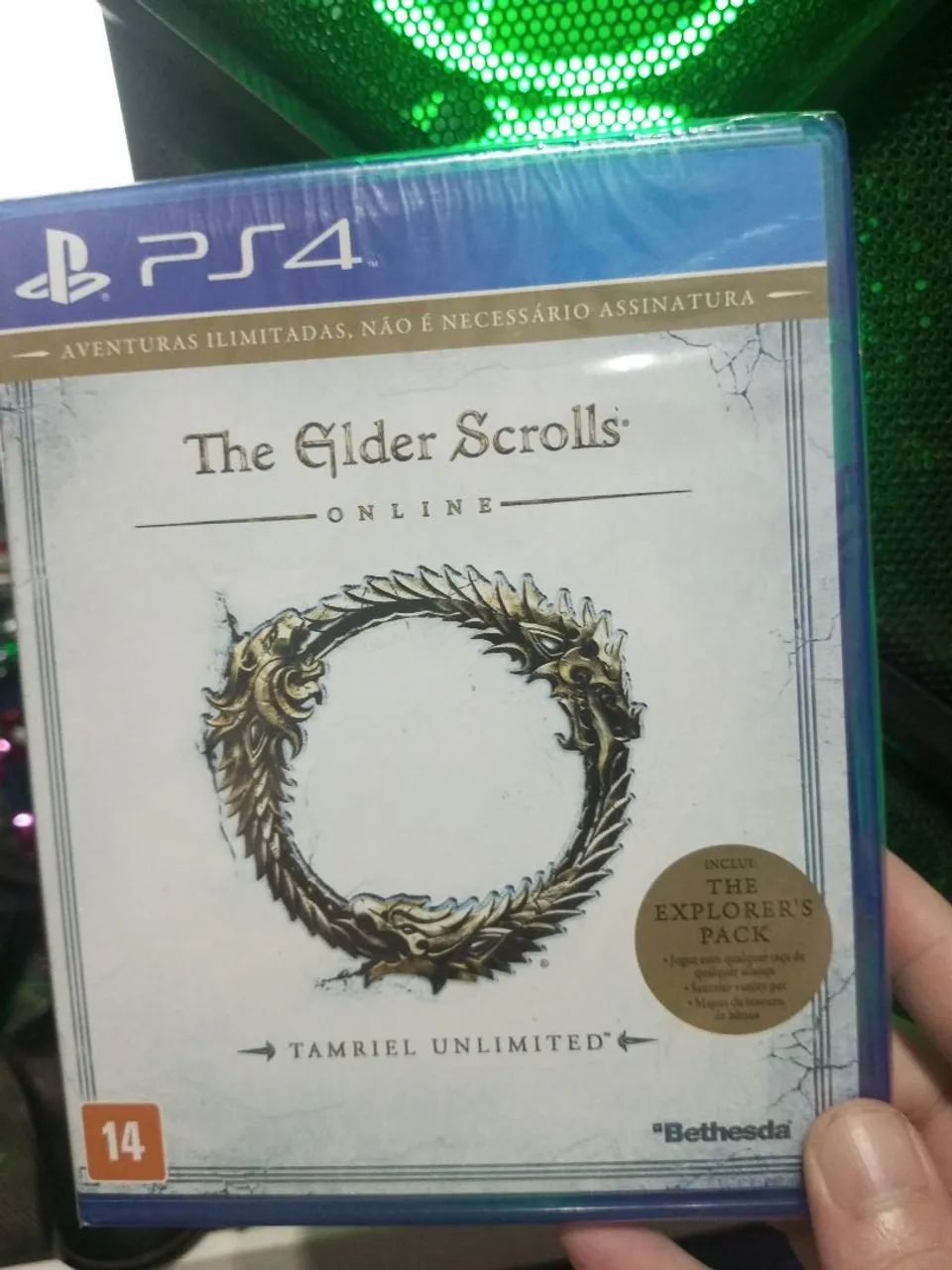 The Elder Scrolls Online tamriel unlimited jogo PS4 game Playstation 4 lacrado